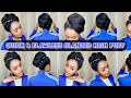 5 Minute Easy Bridal Slanted Puff Tutorial for Natural Hair | Detailed Beginner-Friendly Hairstyle