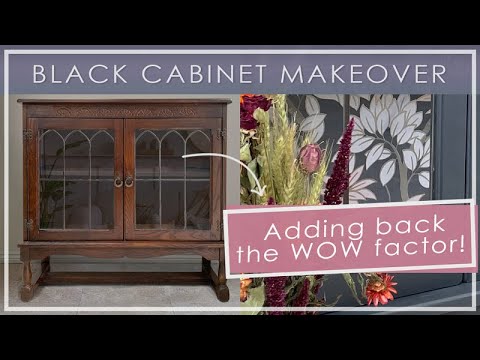 Create This Flawless Black Painted Furniture Using Mineral Chalk Paint 