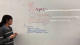 5 agents of evolutionary change