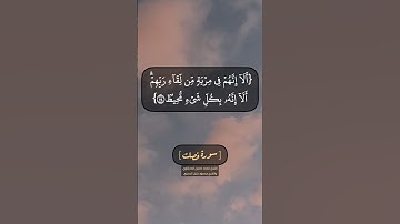 سورة فصلت الآية ٥٢ الى ٥٤ بصوت الشيخ محمد صديق المنشاوي والشيخ محمود خليل الحصري