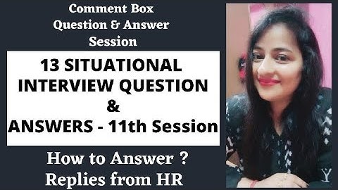 Situational Interview Questions 11th Session #interviewquestions #situational #hr #readytogetupdate