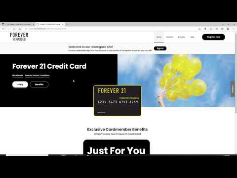 How To Login Forever 21 Credit Card Account Online 2022? Forever 21 Credit Card Sign In 2021