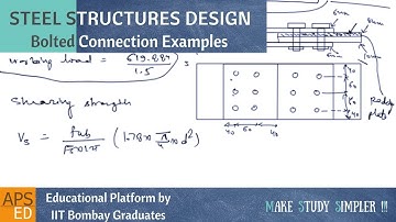 Bolted Connection Design Solved Examples Part 2 | Design of Steel Structures