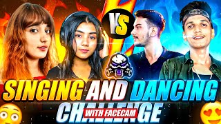 Singing 🎤 & Dancing 💃 Challenge With FaceCam |  PN Kiara ❤ & PN Rose 🌹 vs PN Harsh ⚡ & PN Empire 👦