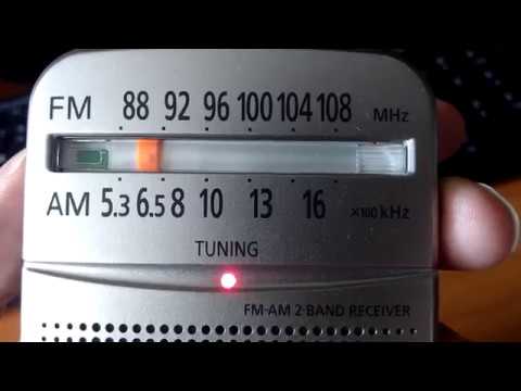 Panasonic RF-P50D AM FM Portable Radio Review - YouTube