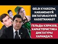 Turkmenistan Geldi Kyarizow, Haramdag Berdimuhamedowyň  Diktaturasynyň Hasietnamasy | Туркменистан