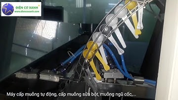 Máy cấp muỗng tự động, cấp muỗng sữa bột