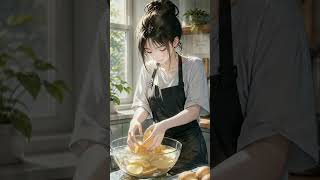 Easy Steps To make Potato Chips at Home #animation #potatochips #aishorts #shorts