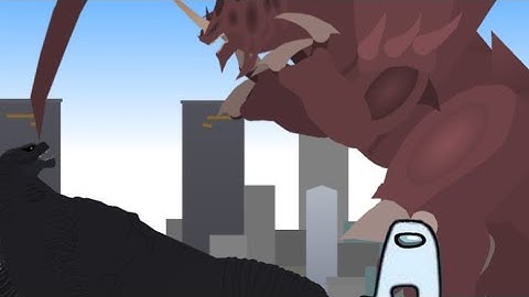 [Sticknodes/Animation] Godzilla vs Destoroyah but its sus....