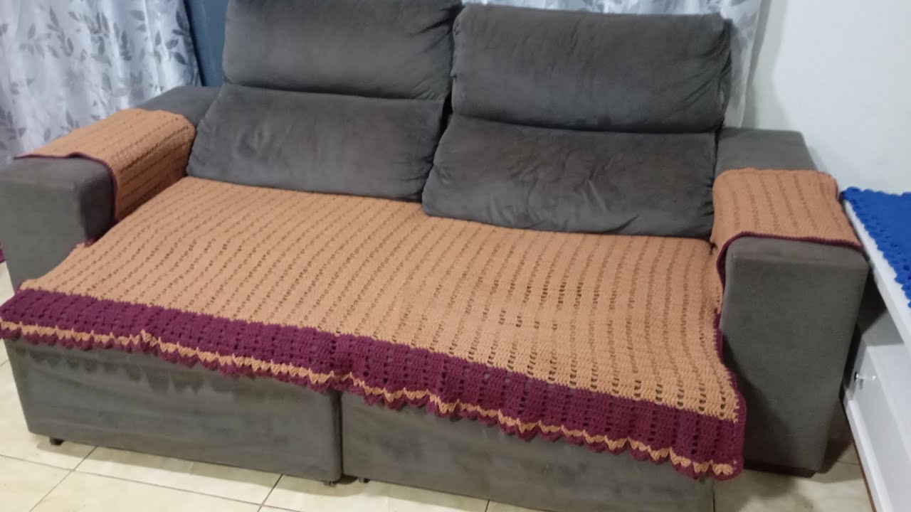 AULA 02_ CAPA RIQUEZA DE SOFÁ 🛋️ EM CROCHÊ 🧶 