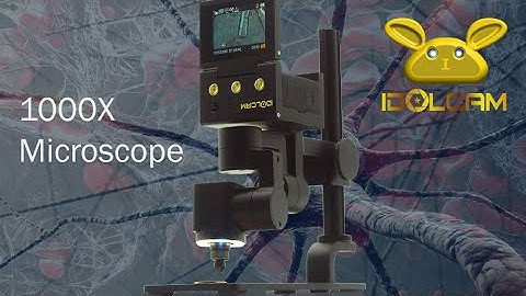 Best Student Hobby Microscope? With the Gimbal Vlogging Camera, IDOLCAM
