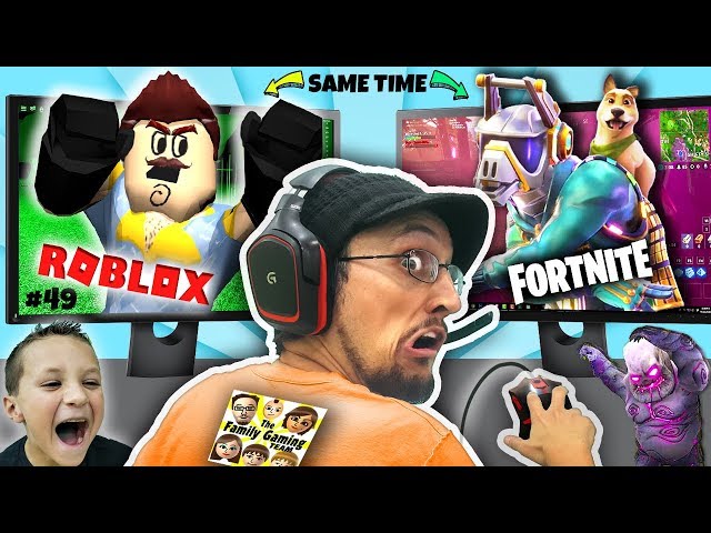 fgteev fortnite and roblox