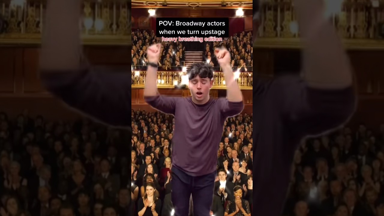 Broadway actors when we face upstage 👀 