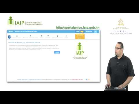Portal Unico Funcionalidad  IAIP