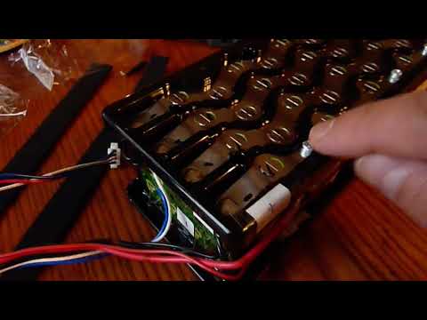 Réparation / changement des / LI-ION sur une batterie de vélo electrique  GIANT twist RS2/ 26V. P 1. - YouTube