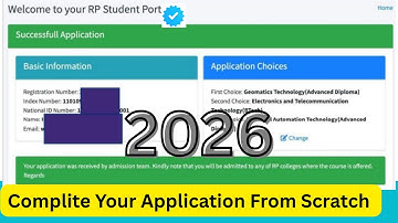 How to Apply to Rwanda Polytechnic 2025–2026 | Step-by-Step Guide