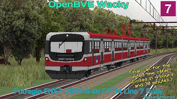 OpenBVE Wacky - Polregio EN57-2035rb on CPTM Line 7 Ruby