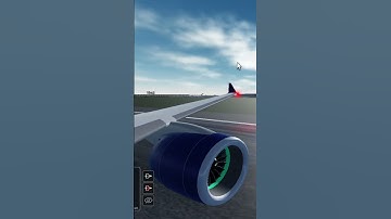 Project Flight Airbus A220 Engine View Takeoff (EGKK) #shorts