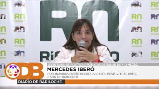 CORONAVIRUS EN RÍO NEGRO: 22 CASOS POSITIVOS ACTIVOS, 6 SON DE BARILOCHE