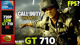 Call Of Duty World War 2 | GT 710 1gb Vram | 720P | Low
