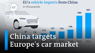 Ship carrying thousands of Chinese EVs lands in Germany | DW Business