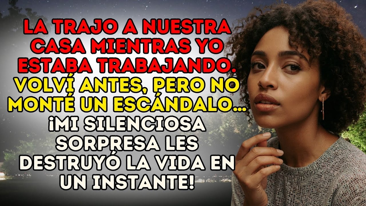 ELLA DIJO: «ME QUEDARÉ EN EL TRABAJO»,¡Y EN REALIDAD SE FUE A CASA DE ÉL!