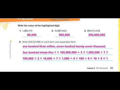 my homework lesson 6 place value through thousands answer key