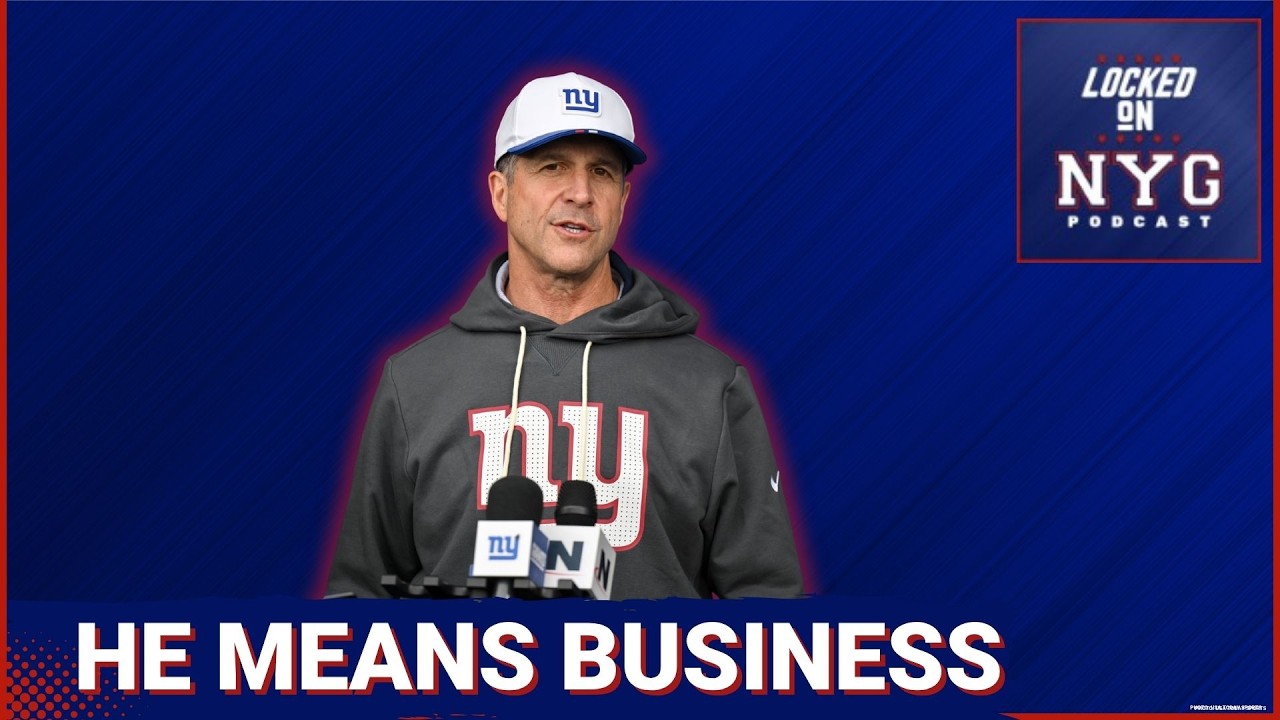 John Harbaugh Means Business in First Season as NY Giants Head Coach—Can He TURN Things Around?