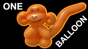 How to Make a Balloon Monkey