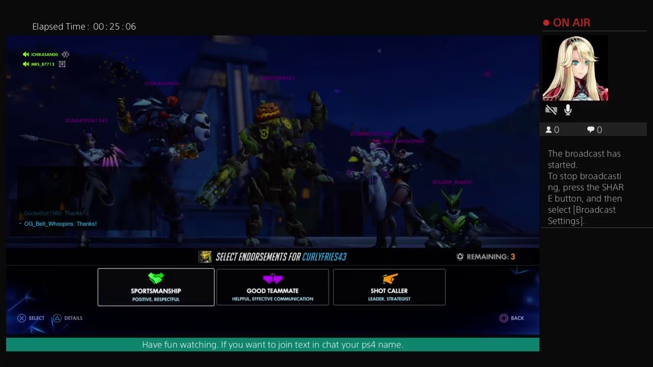 Sry I haven't streamed in awhile, here ya go - YouTube