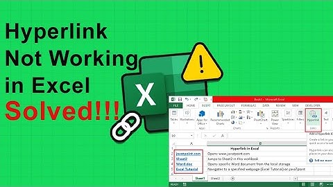 Hyperlink Not Working in Excel? Fix It Fast with These Tricks! | Excel Tech & Tricks