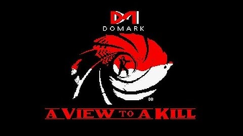A View To A Kill 007 Theme Music for the Amstrad CPC