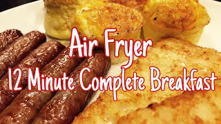 COMPLETE BREAKFAST IN UNDER 12 MINUTES | AIR FRYER RECIPE | Delish!
Hello, welcome to EZ Eatery! Im so excited to share with you a balanced and complete meal in the air fryer (minus the fruit) using packaged sausage, frozen hash browns, some eggs and a bit of cheese. If youre having a hectic morning, this is perfect. Itll cook hassle free in the air fryer while youre taking your shower or yelling at your husband and kids to get ready in the morning. Who am I kidding?...I like breakfast for supper...yummy!
All you need is an air fryer. Im using the Power XL 1700 10 QT Air Fryer Oven, which I purchased at QVC for around $100 (on easy pay). Im using the frozen hash browns patties, sausage links, and eggs all of which I purchased at Walmart, which was the best deal in my area.
Sausage: 380 F for 9 minutes
Hash Browns: 380 F for 9 minutes
Eggs: I scrambled with a bit of milk and covered with cheese at 380 F for between 9-11 minutes.
That is it! Voila! Breakfast couldnt be much more simple. Very little clean up and such a quick meal for anybody on the go.
Thank you so much for watching! If youre new to my channel, please subscribe and follow along for many super easy recipes that literally anybody can create.
For other fun recipes, please check out this playlist...
https://www.youtube.com/watch?v=SNY2AAW0TLo&list=PLHirF2TaDexs2QdQ-QcqKy3UpU9XKA2Mg
If youd like to get in touch with me, please contact me at easy.eatery805@gmail.com COMPLETE BREAKFAST IN UNDER 12 MINUTES | AIR FRYER RECIPE | Delish!