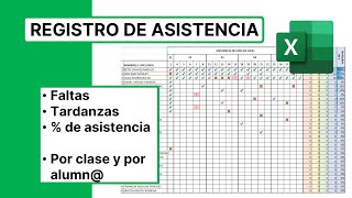 Cómo hacer un registro de asistencia en Excel paso a paso screenshot 1