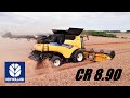 New holland cr 890  la moisson de bl 2022  case puma cvx 240  benne huret  drone dji air 2s