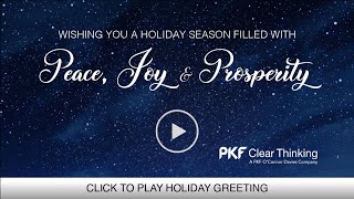 Happy Holidays from PKF Clear Thinking 2023