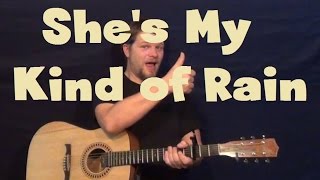 She's My Kind of Rain (Tim McGraw) Easy Strum Guitar Lesson How to Play Tutorial