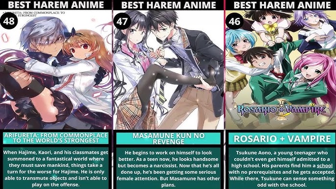 Top 20 Best Harem Anime