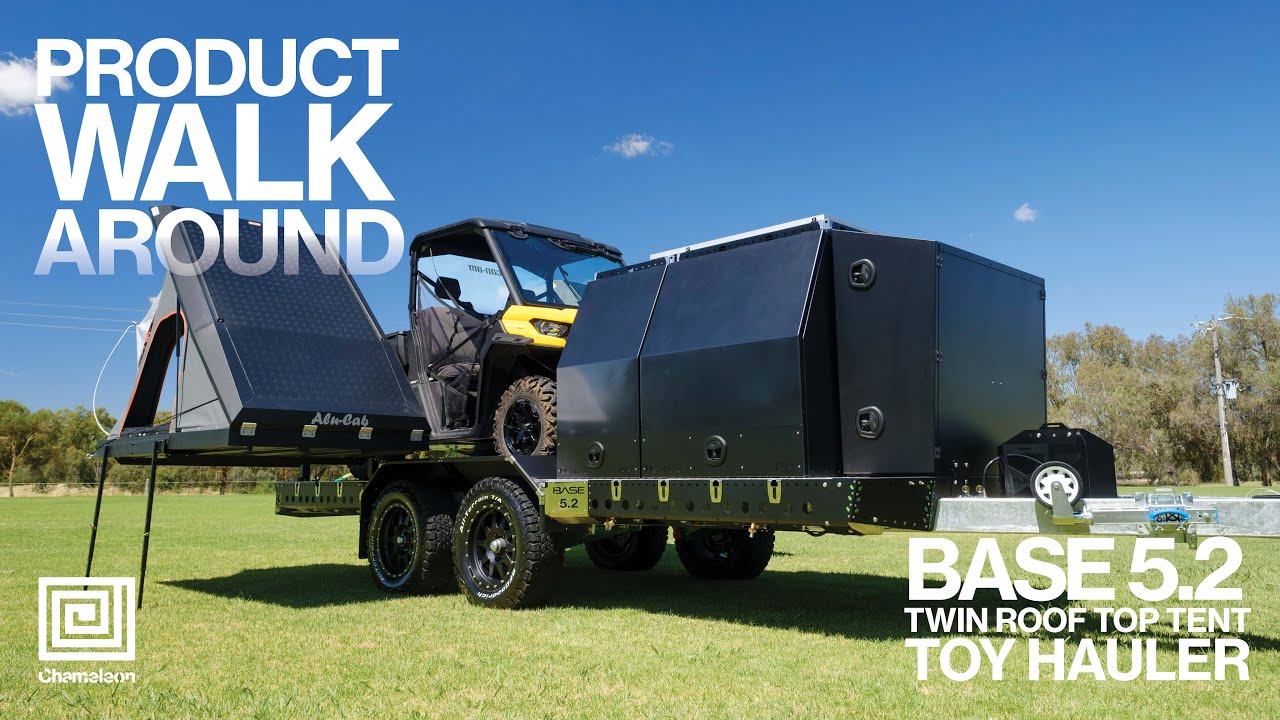 Base 5 2 Twin Roof Top Tent Toy Hauler