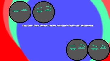 Geometry Dash Custom String Difficulty Faces with Lobotomies (REFIXED AGAIN!!!)