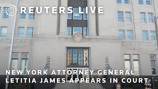 LIVE: New York Attorney General Letitia James appears in court