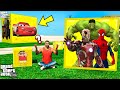 GTA 5: Opening MEGA *LIGHTNING MCQUEEN & AVENGERS * Lucky Blocks With SHINCHAN & FRANKLIN In GTA V!