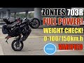 ZONTES 703R | 0-100/150 | Wheelies | Dragy | English | 4K |