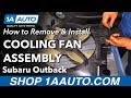 How to Replace Cooling Fan Assembly 05-14 Subaru Outback