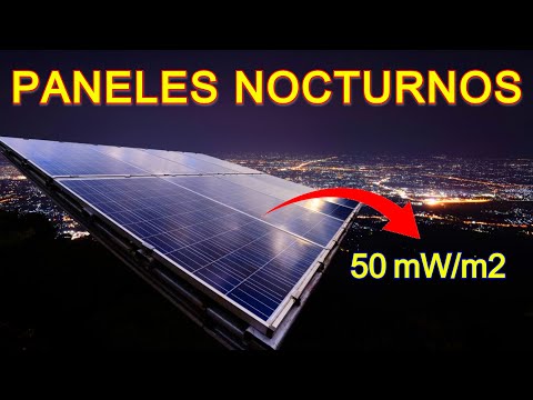 Paneles solares que funcionan por la noche? Ahora es posible