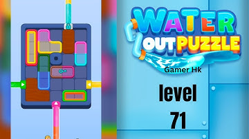 Water out puzzle level 71 Walkthrough Solution 