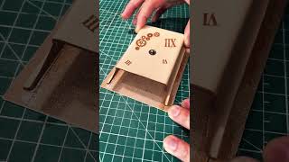 Making a Leather Chocolate Case with a Clock.