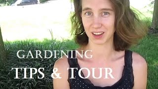 2 Gardening Tips & Tour ll Living On A Tight Budget ll Minimalist