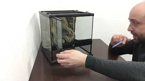 Обзор,Террариум стеклянный Exo Terra Glass terrarium, 30х30х30 см