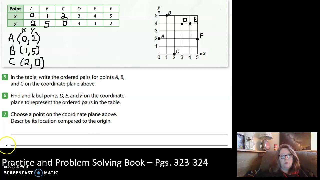 Plotting Points on the Coordinate Plane - Pt. 2 - YouTube